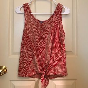 Charlotte Russe Red Blouse Size Medium